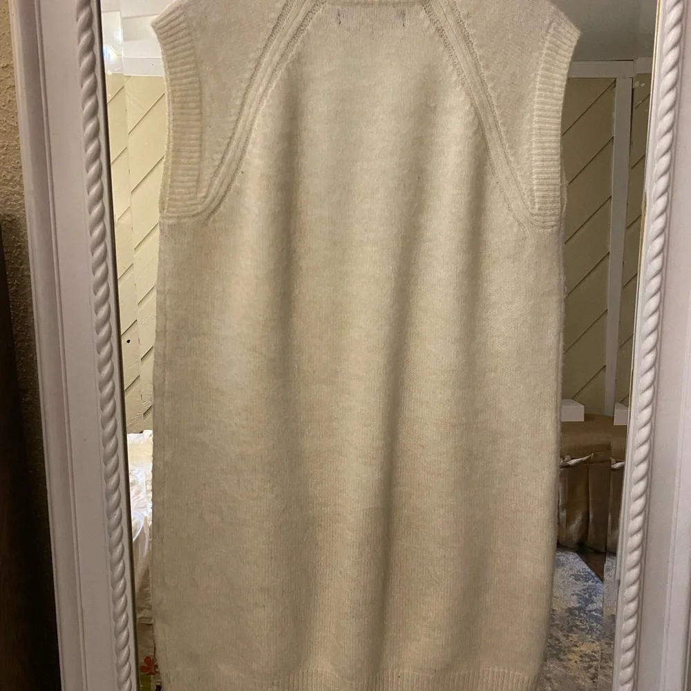 Vero Moda Tan Sleeveless Sweater Mini Dress - Picture 3 of 6